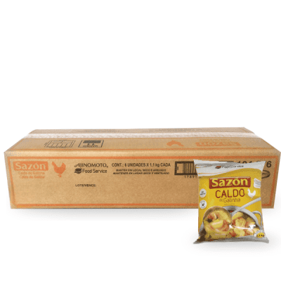 Caldo De Galinha Sazon 1 Kg - 6 Pacotes