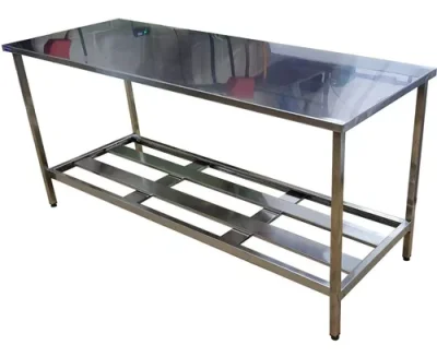 Mesa Inox Industrial Nortinox 190cm X 70cm X 90cm - Image 2