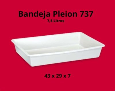 Bandeja De Plastico Biopratika Pleion 7,5 Litros Nº3 Ref737 43x29x7