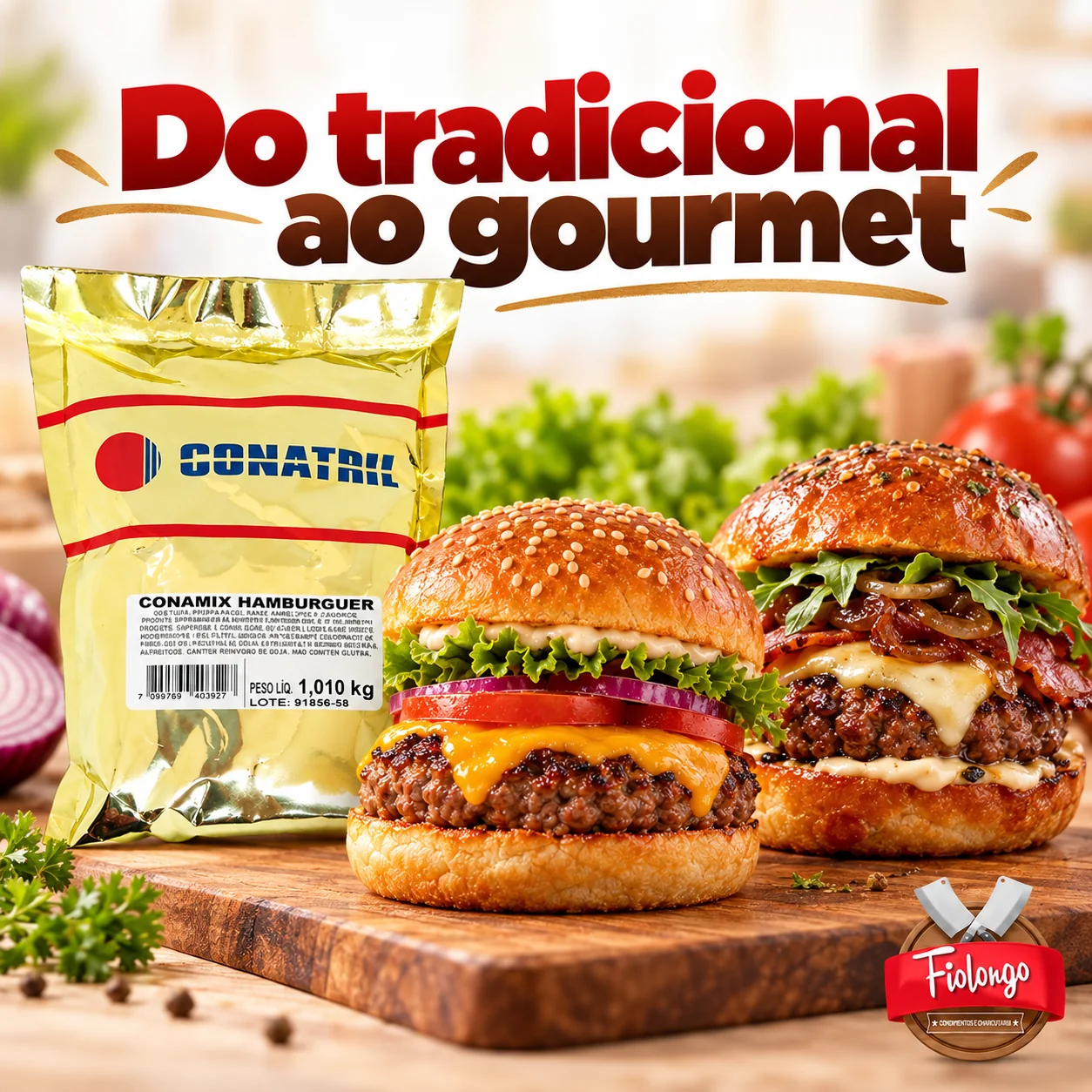 Conamix Hambúrguer condimento completo 1 kg – foto 2