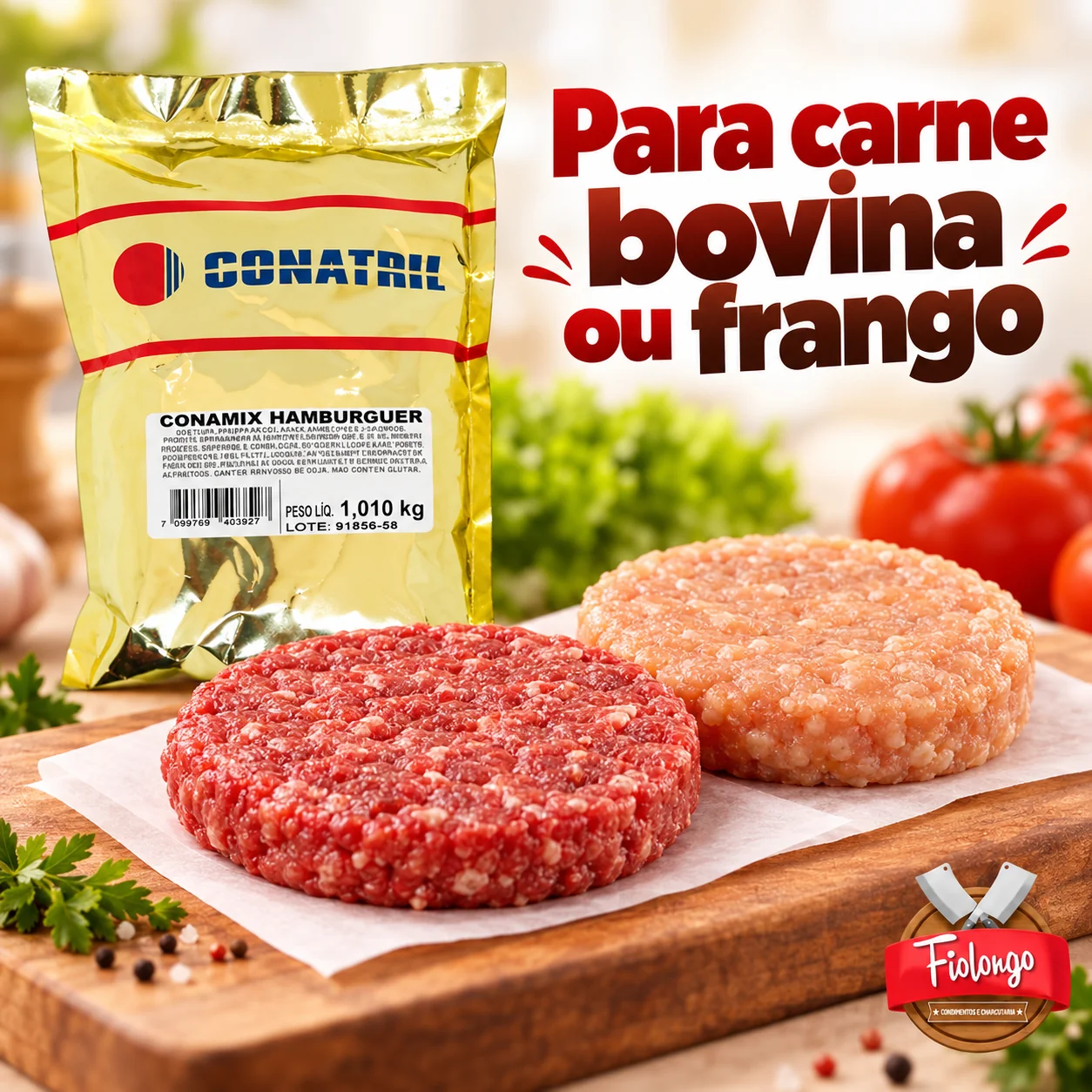 Conamix Hambúrguer condimento completo 1 kg – foto 6