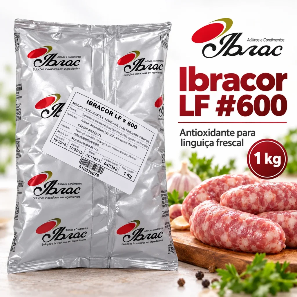 Ibracor LF #600 Ibrac 1 kg, conservante para linguiça frescal – capa do produto
