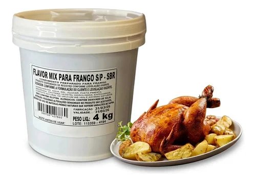Tempero Flavor Mix para Frango 4kg - balde